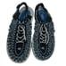 Keen Men's Uneek Water Sandal Size 10 Bungee Strap dark Blue Hike Outdoor Sport