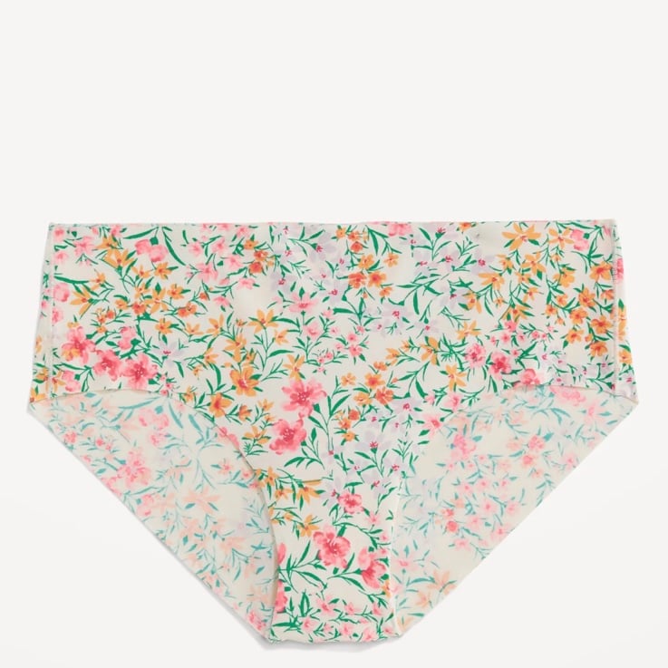 NWT OLD NAVY BUDLE 3 Low-Rise Soft-Knit No-Show Hipster Underwear Color: Multi