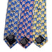 Lot of 3 Vintage Lands End Tie Men's Floral 100% Silk Handsewn in USA