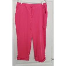 Chico's Zenergy Pink Convertible Pants Size 2.5 (14) Lightweight Athleisure