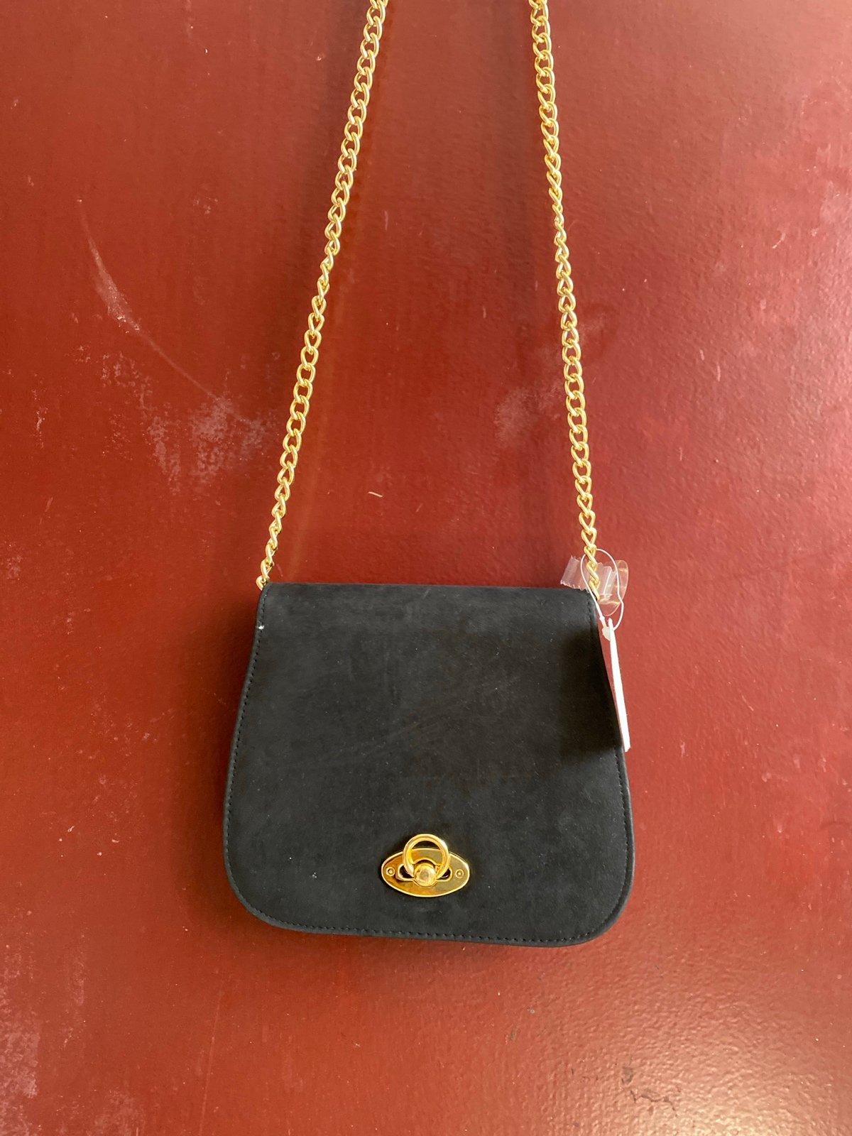 Vintage Y2K Thom McAn chain strap Crossbody leather and vegan material