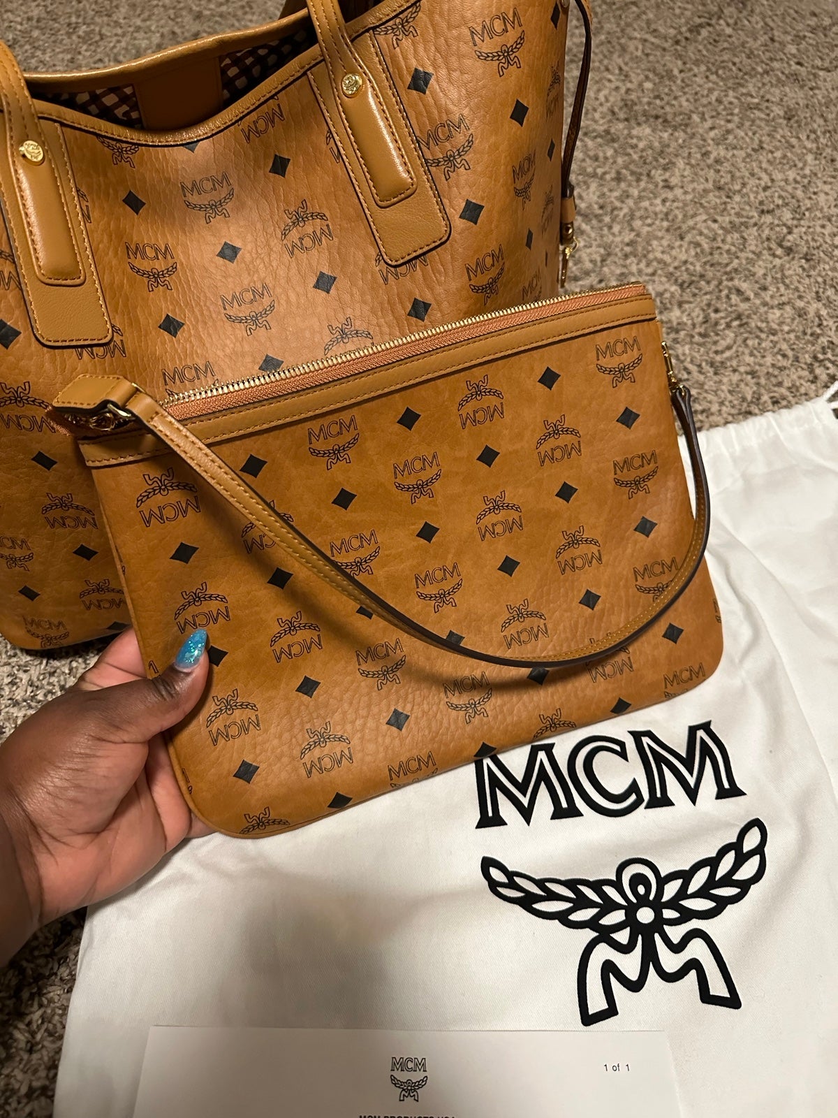 Vintage MCM classic brown monogram mini speedy bag. Must have purse, d –  eNdApPi ***where you can find your favorite designer  vintages..authentic, affordable, and lovable.