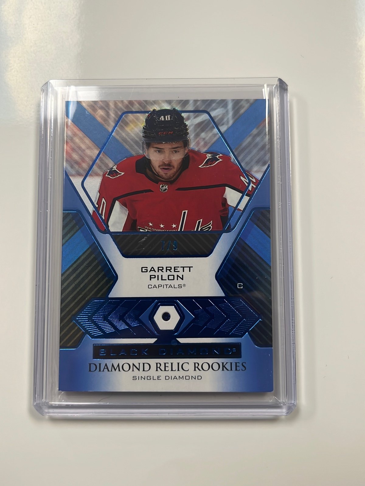 Upper Deck Black Diamond Garrett Pilon rookie /9