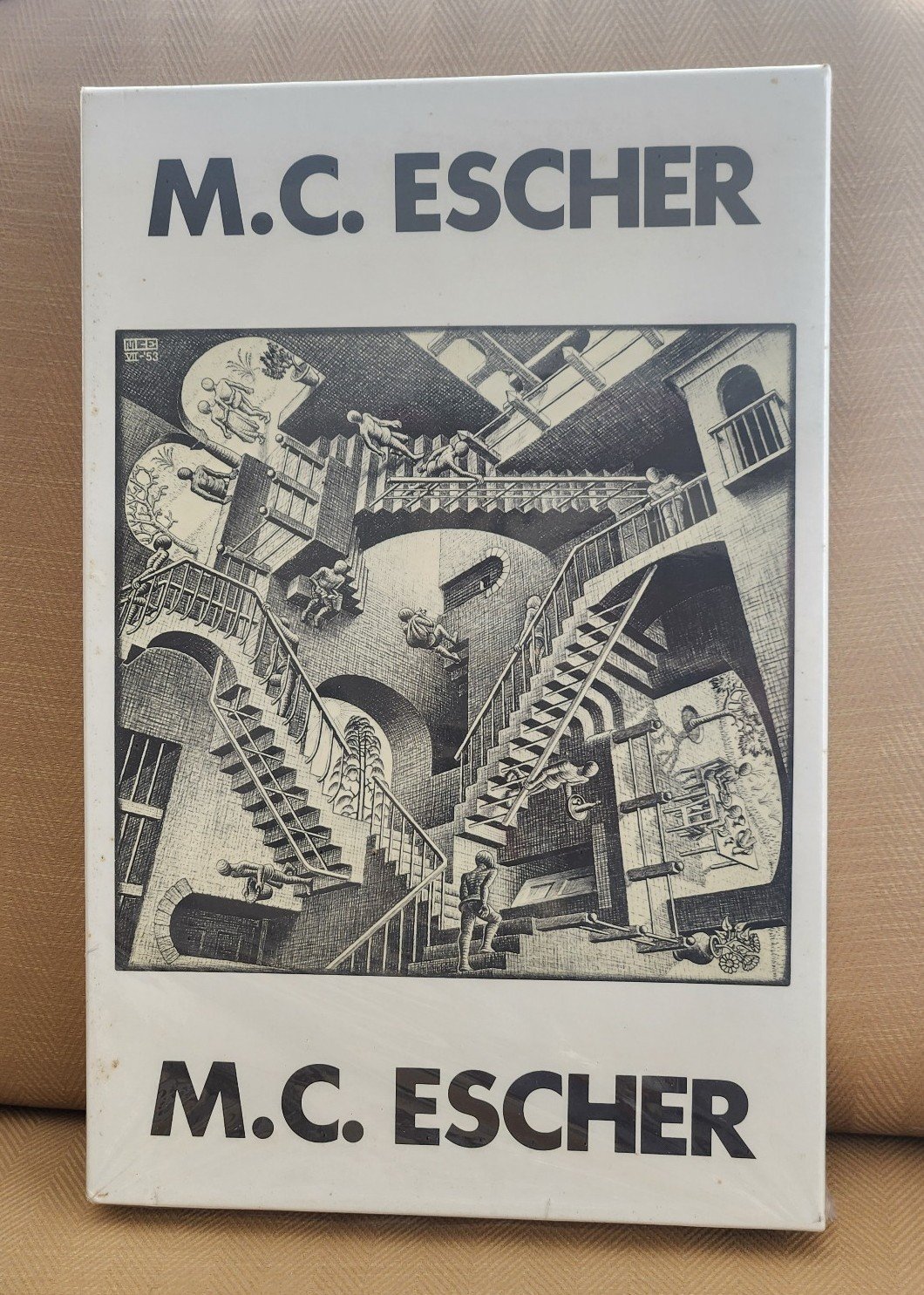 M.C. Escher Relativity 1,000 Piece Puzzle Sealed & Unopened