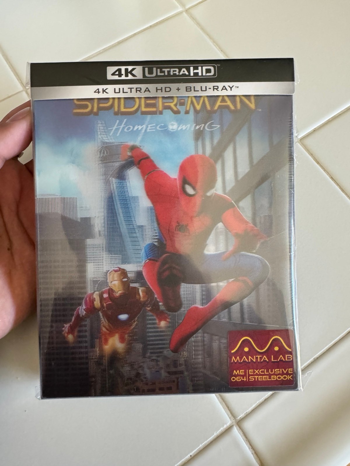Spiderman Homecoming Manta Lab Lenticular Steelbook