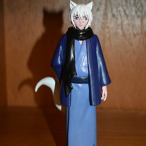 OOAK CUSTOM Anime Kamisama Kiss* Tomoe Resin painted Statue figure