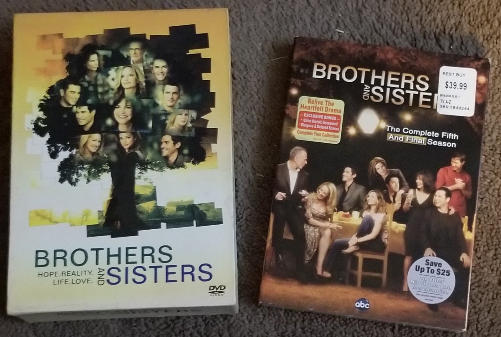 "BROTHERS AND SISTERS" Seasons 1 - 4 & New #5 The Final Season