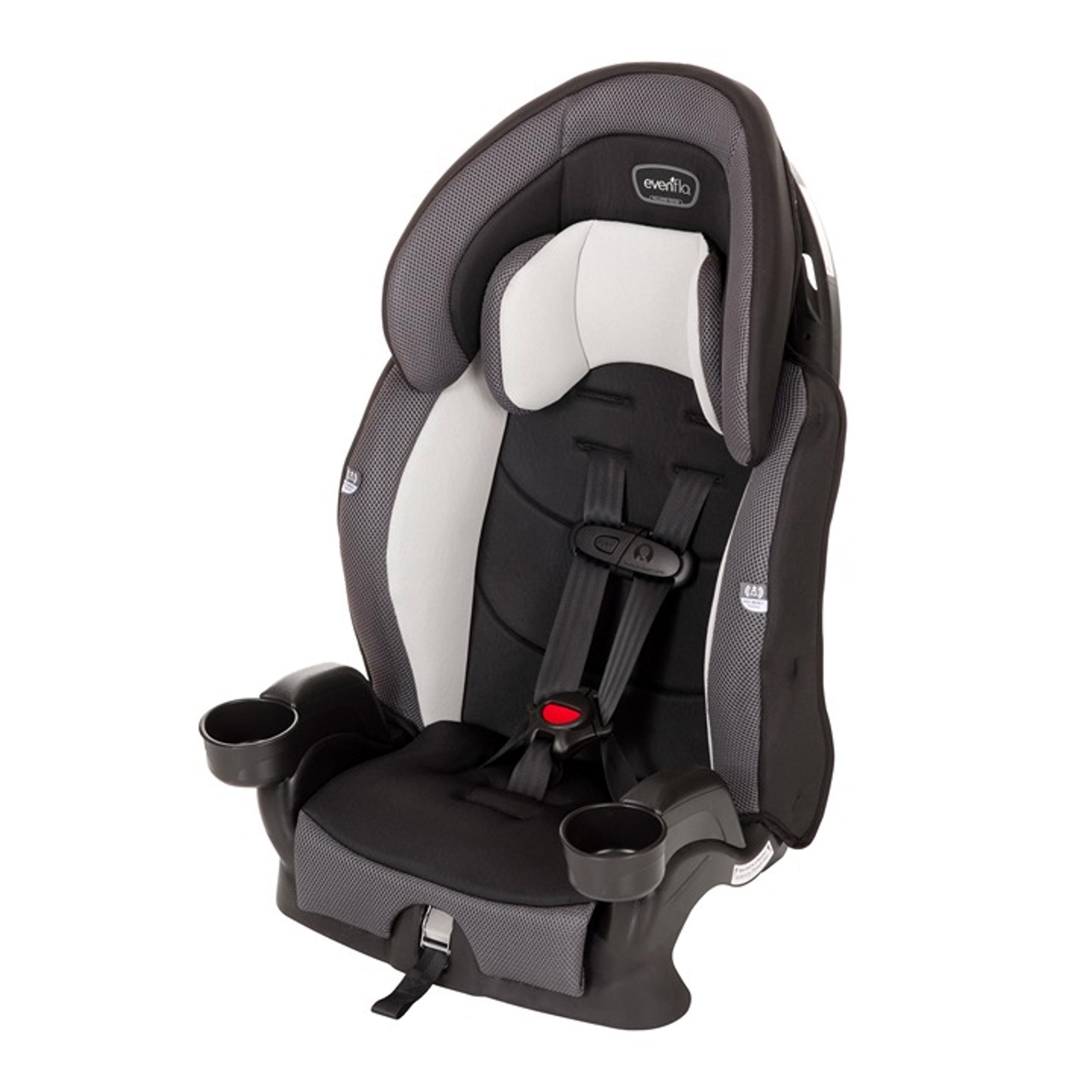 Evenflo Chase Plus 2-in-1 Booster Car Seat (Huron Black)