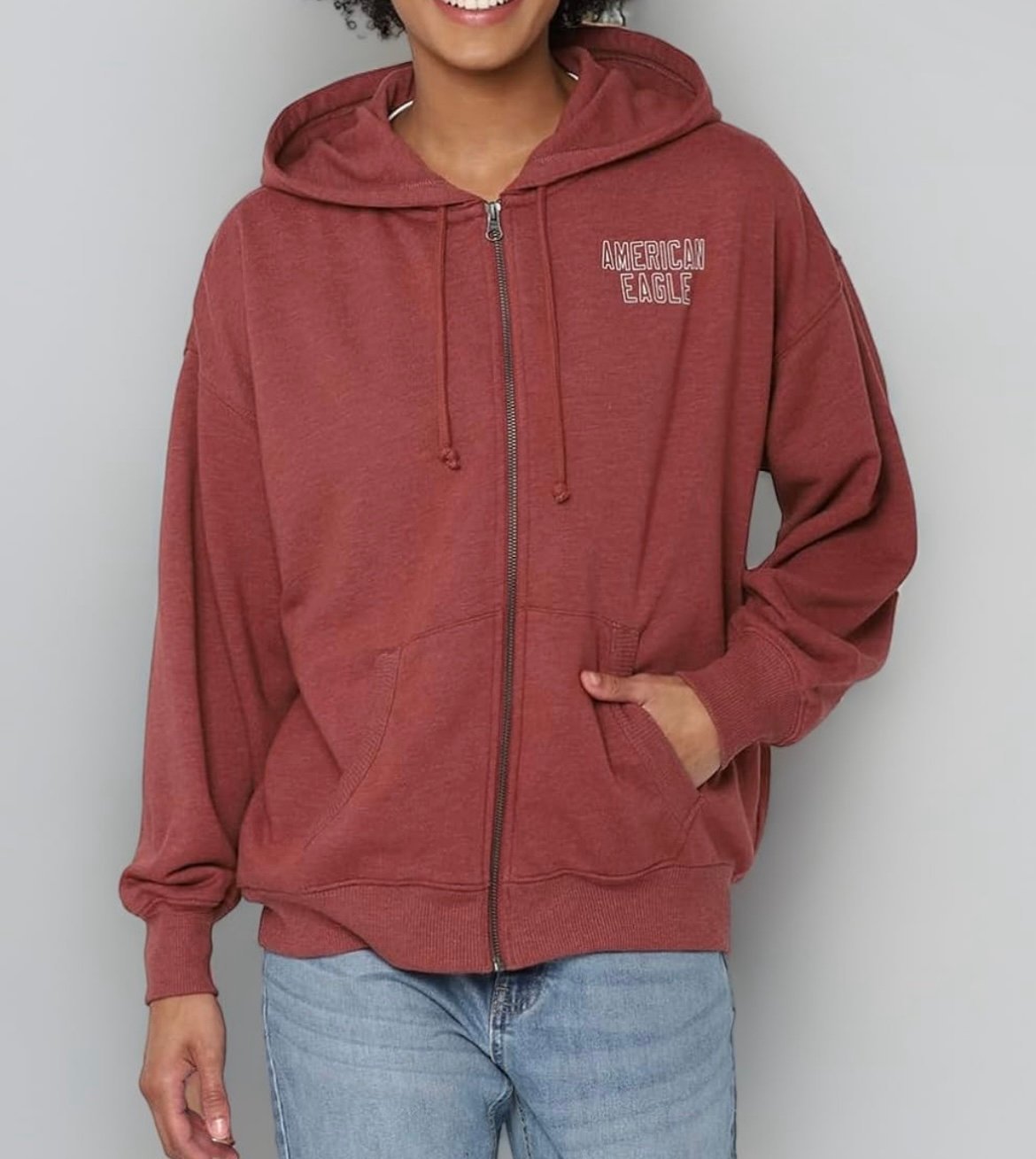 American Eagle Zip Up Hoodie