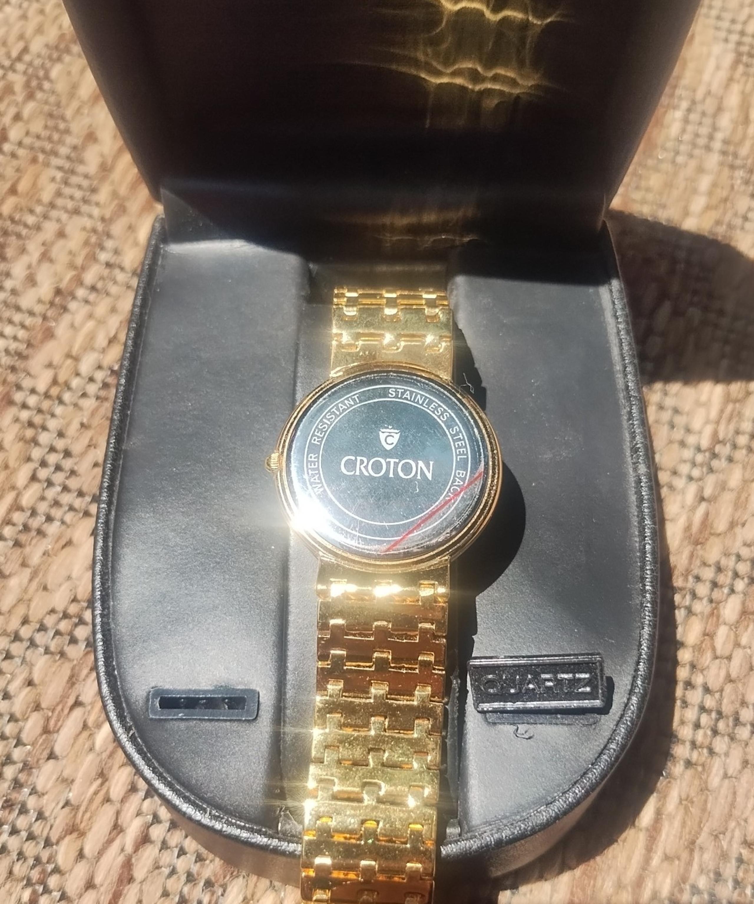 Croton Quartz Mens Watch Vintage