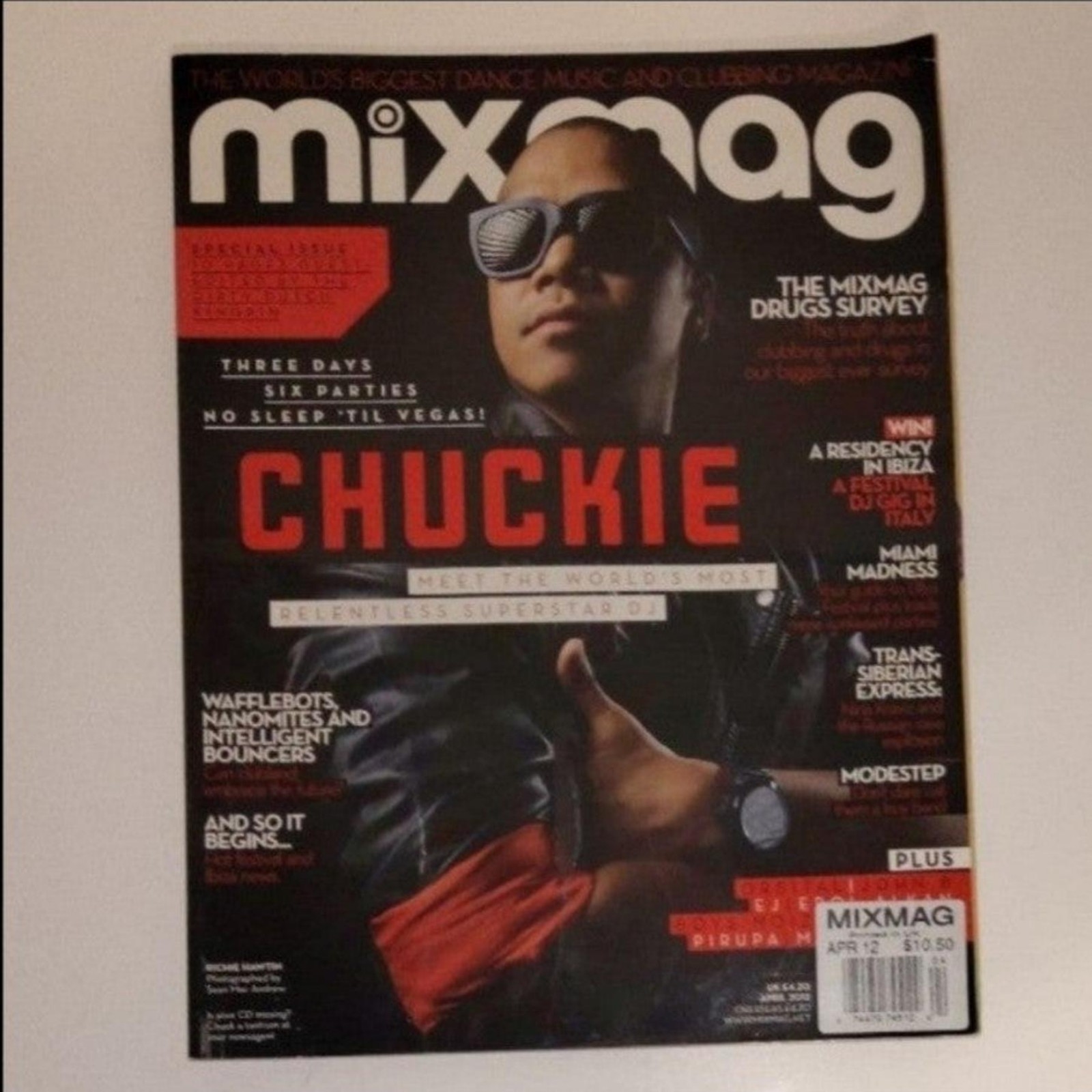 VTG MixMag №251 Chuckie April 2012 Music EDM Rave Dance Magazine Party DJ DeeJay