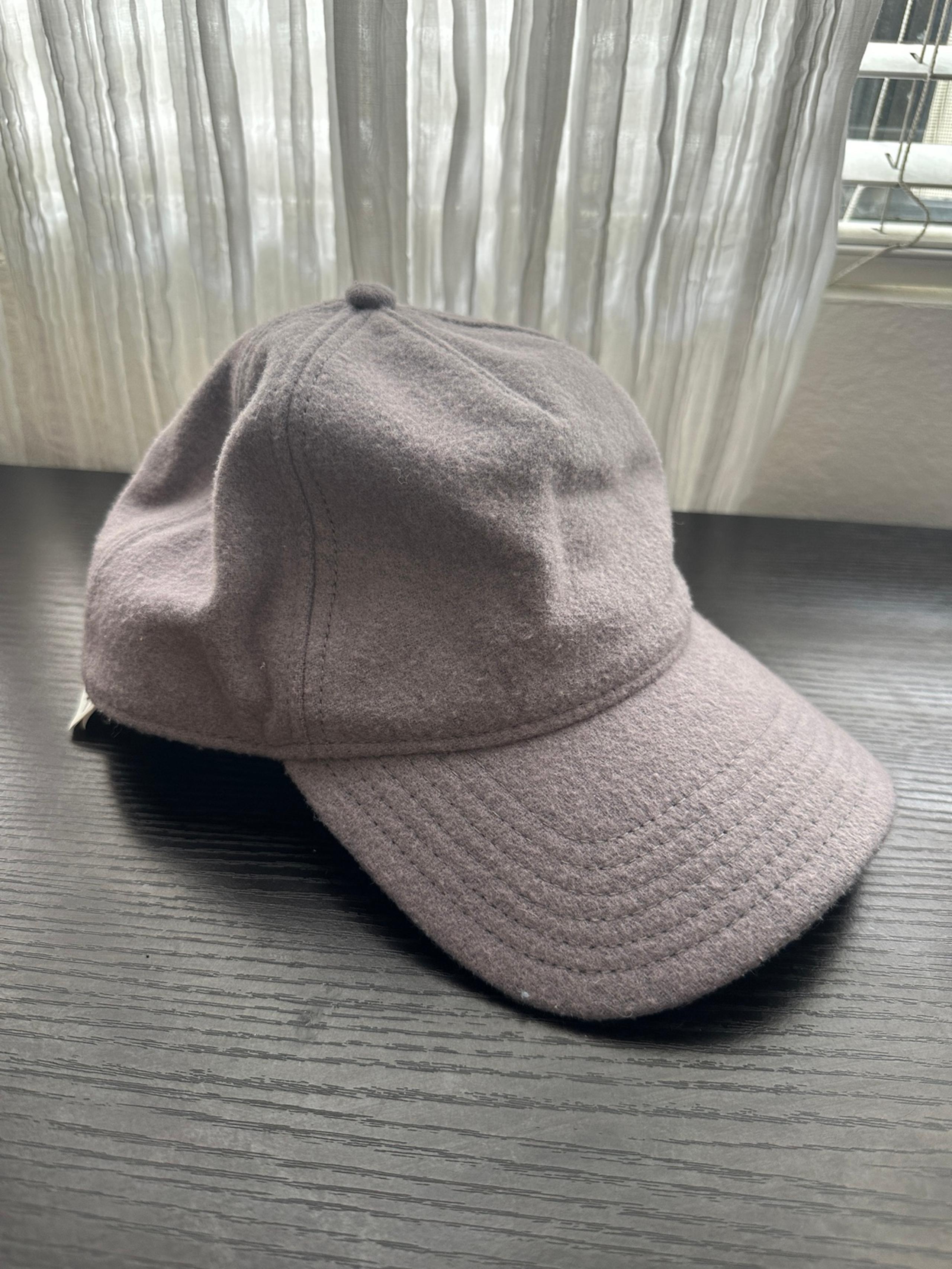 Prana Womens Wool Blend Grey Snapback Baseball Hat