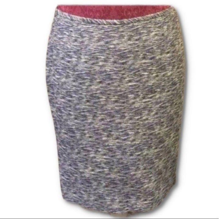 Calvin Klein Skirt Sz 8p Woven Linen blend Pencil