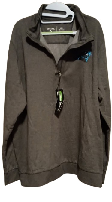 Carolina Panthers Antigua Quarter Zip Pullover, Size XXL, NWT