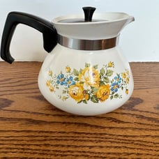 Vintage Corning Ware Lancaster 6 Cup Teapot