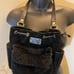 UGG Australia Black sheepskin leather purse .