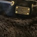 UGG Australia Black sheepskin leather purse .