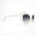 Morgenthal Frederics Sunglasses FAY COL 275 White Clear Lace Frames Blue Lenses