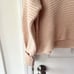 Free People Marlie Dusty Pink Ribbed Collar Oversized Pullover Sweater Small