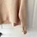 Free People Marlie Dusty Pink Ribbed Collar Oversized Pullover Sweater Small