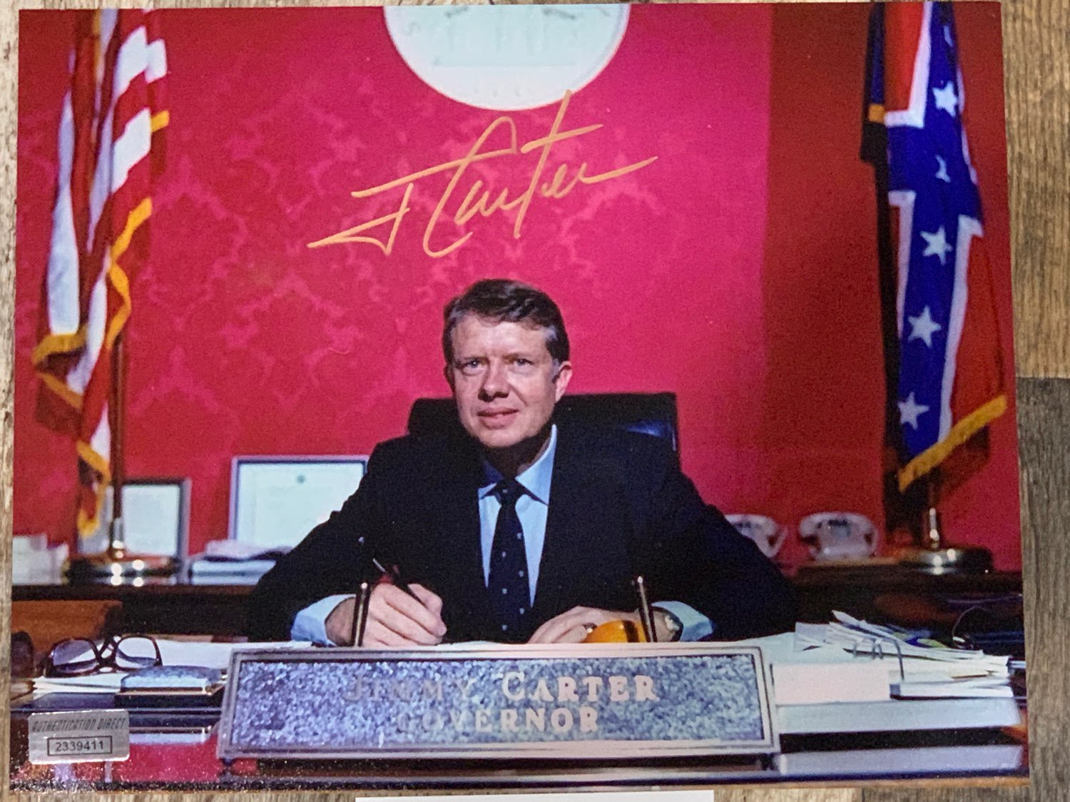 Jimmy Carter signed photo