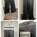 Black leather pants motocross’s unisex 30x34