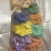 13 sets of silk scrunchies