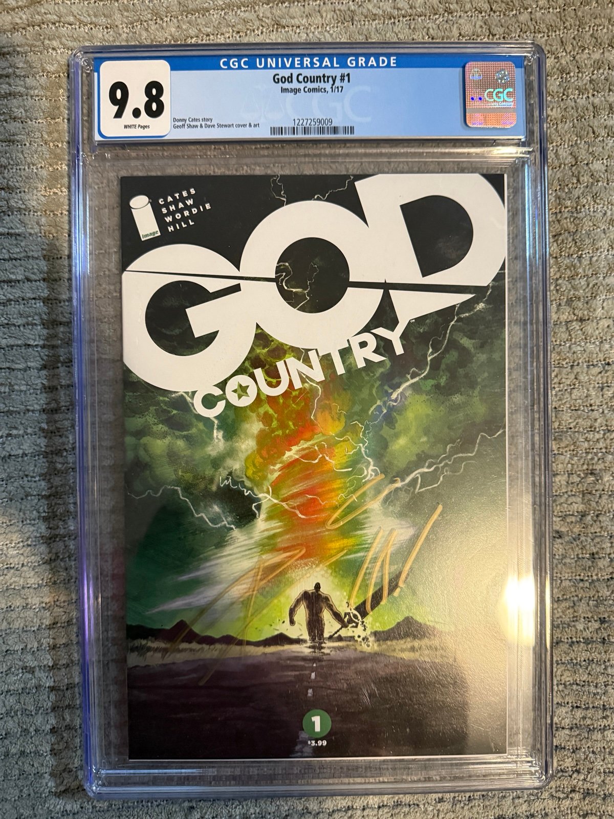 God Country #1 – CGC 9.8 (Signed on Case by Donny Cates)