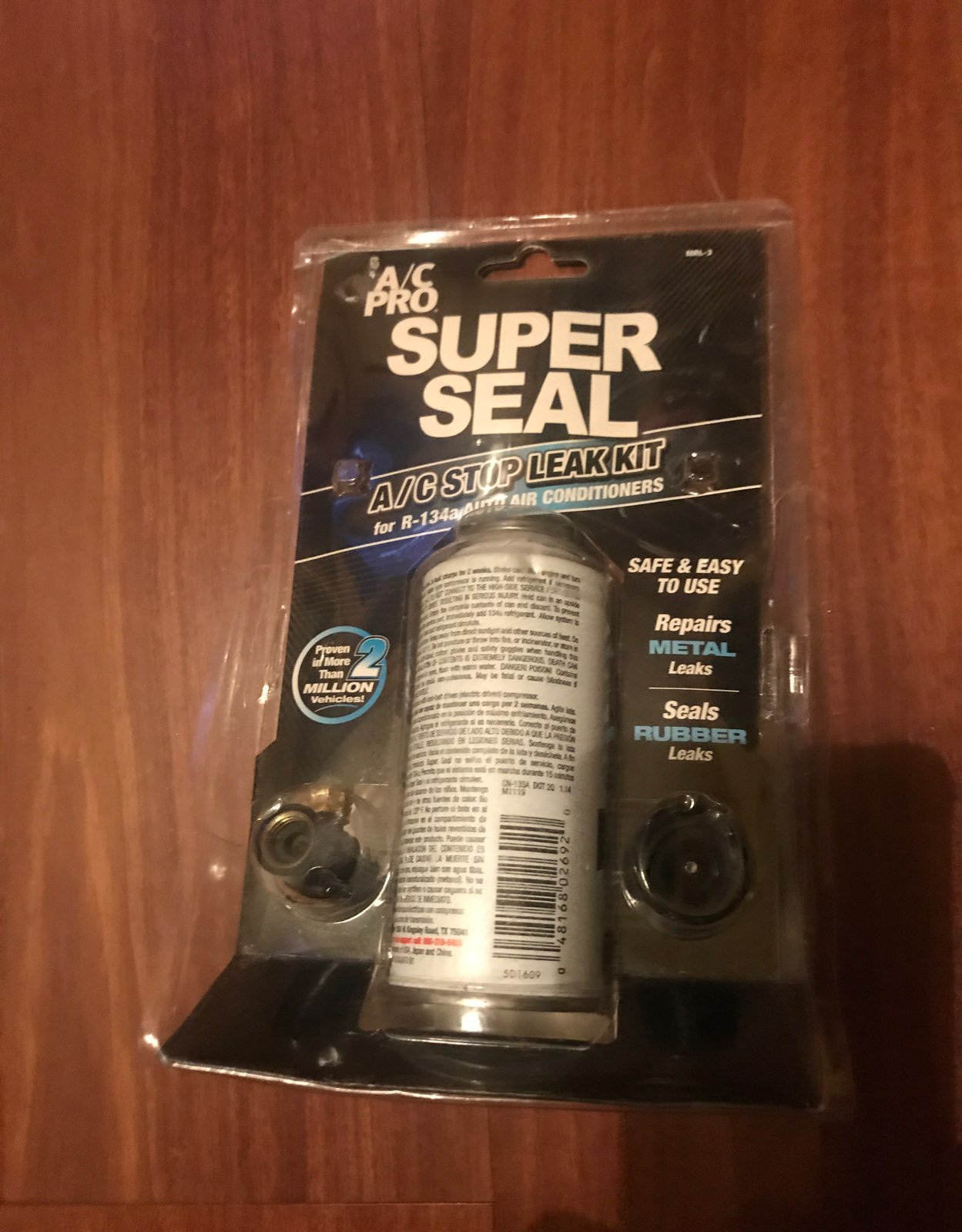 Auto air condition stop leak kit
