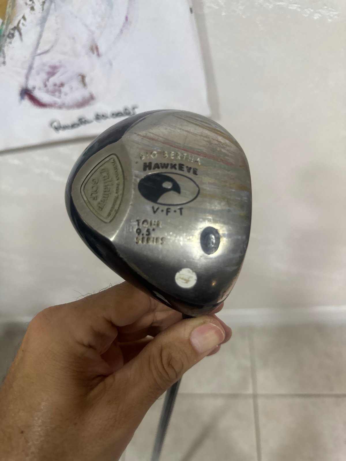 Callaway Big bertha Hawkeye Driver tour 9.5