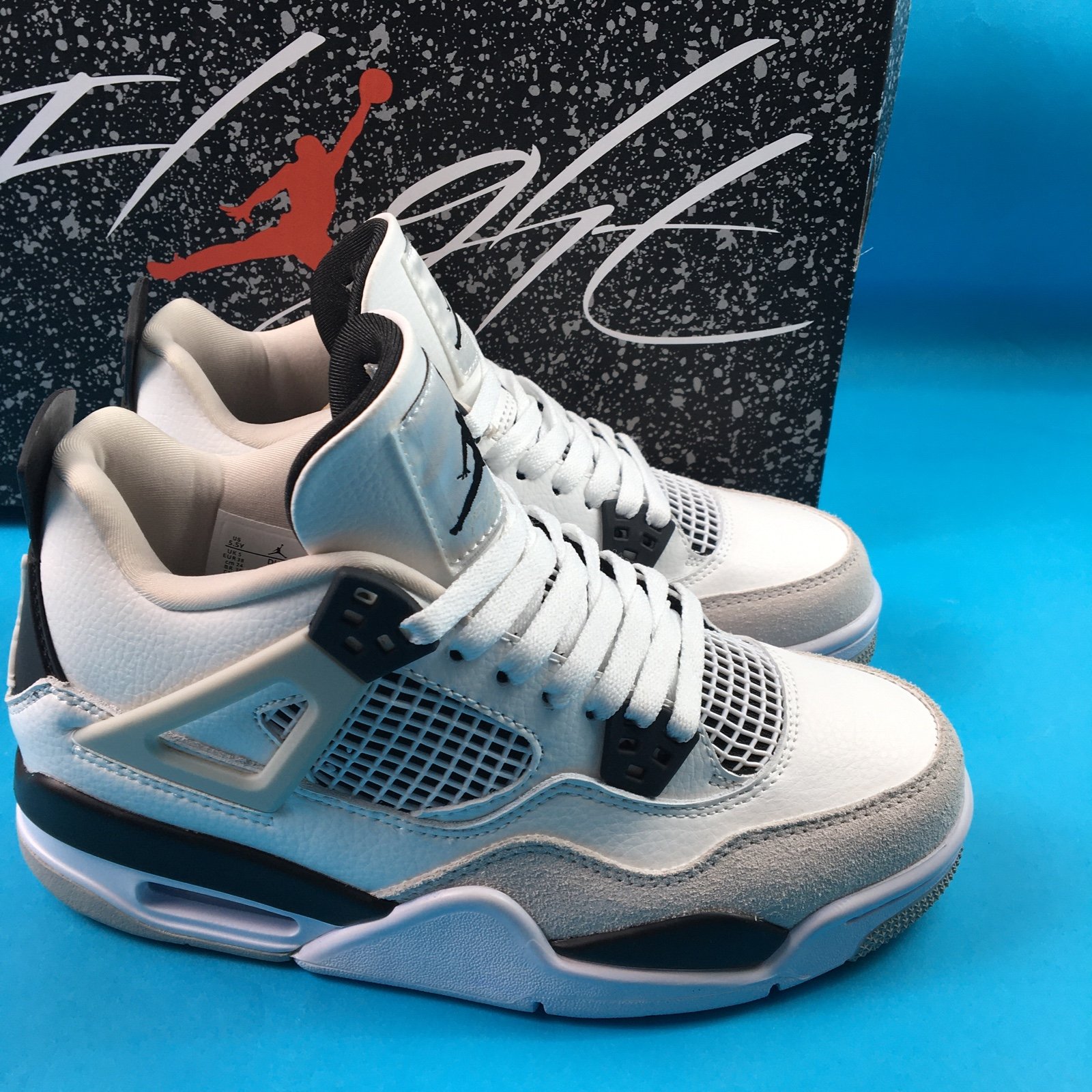air Jordan 4 military black Original Box