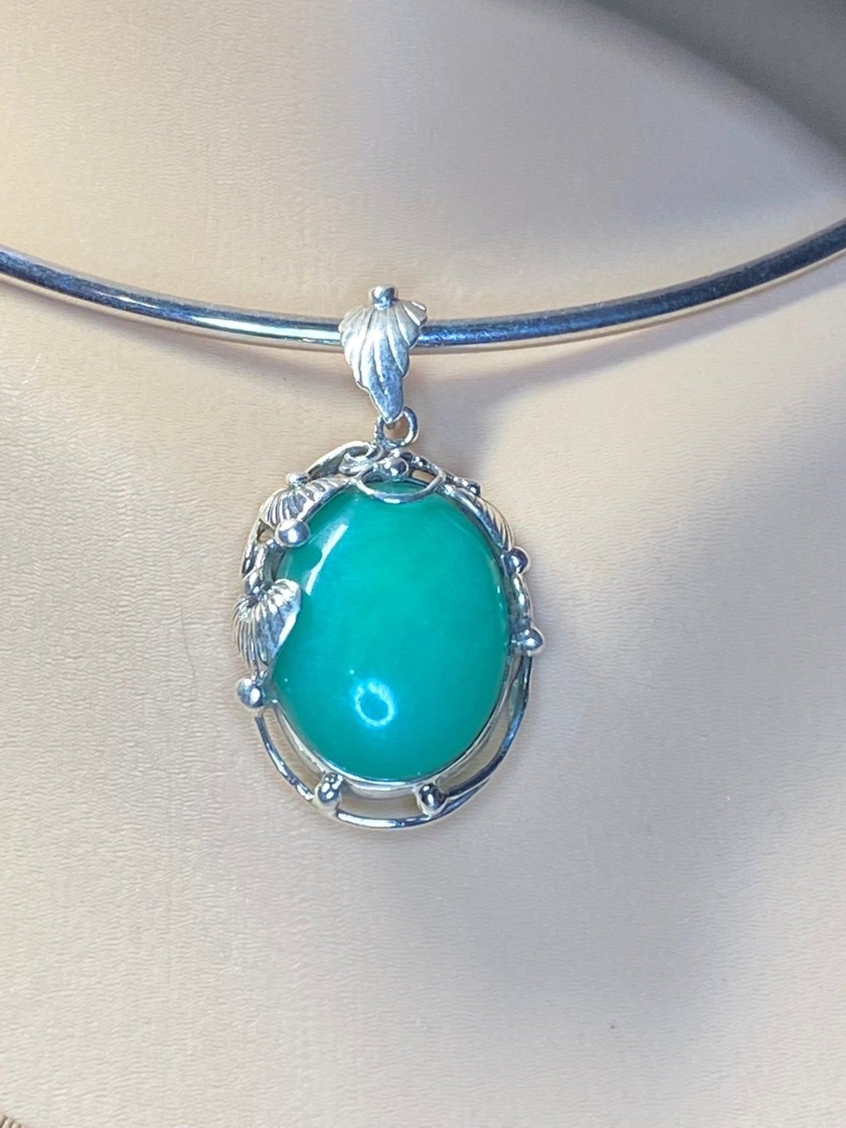 Stunning Chrysoprase Pendant