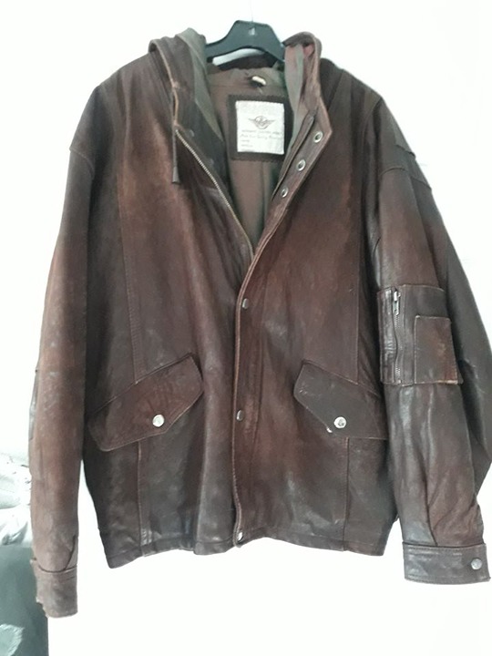 Vintage Leather Bomber