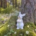 Solar Garden Statues Outdoor Bunny Decor