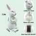 Solar Garden Statues Outdoor Bunny Decor
