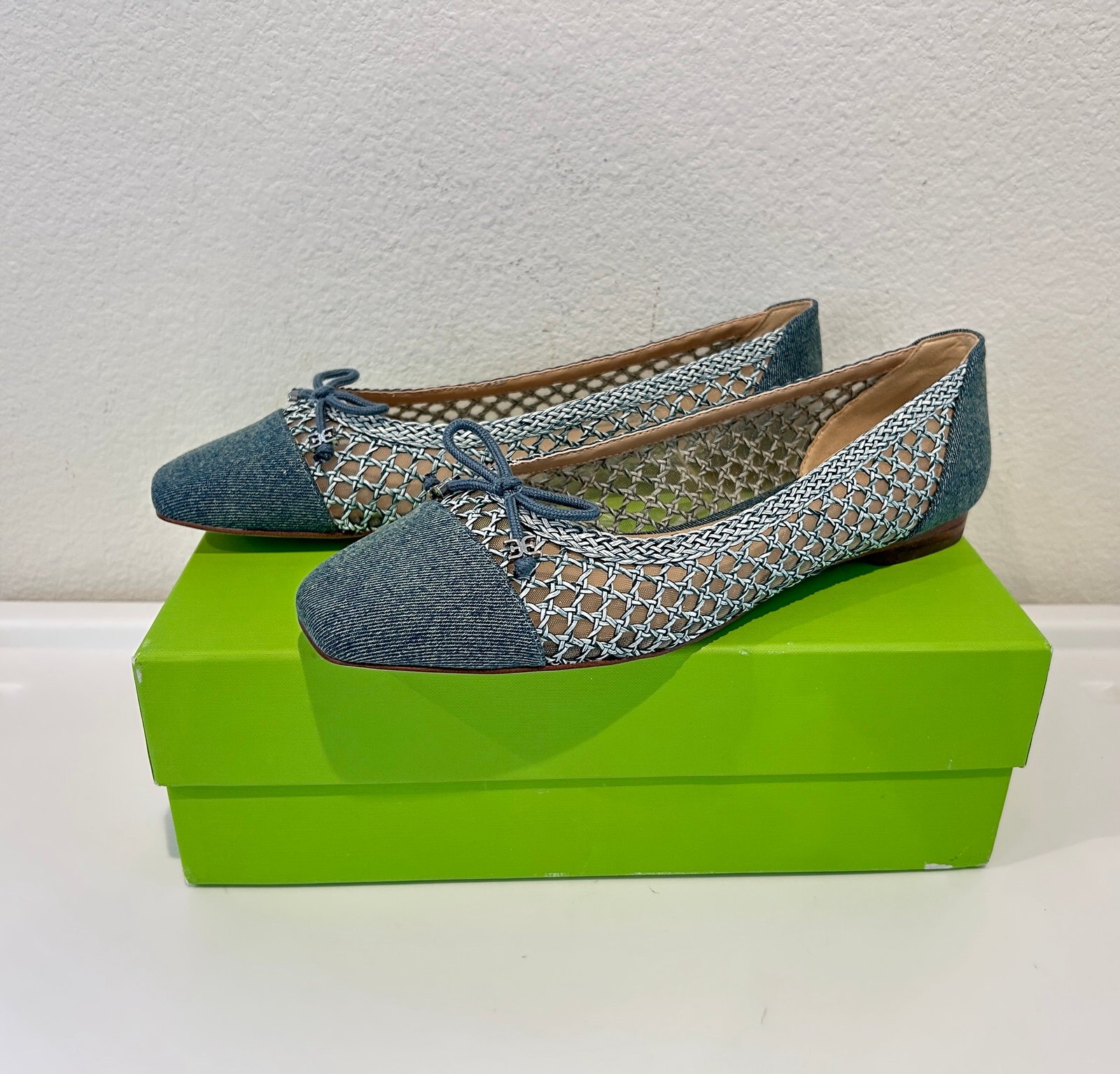 Sam Edelman May Woven Ballet Flats, Size 9.5, New in Box
