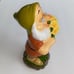 Disney Snow White Dwarf DOC Resin 8 Garden Gnome Statue Figurine with Flowers