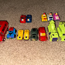 Vintage 1980s Toy Car McDonald Transformers Lot