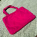 Levi’s x yak pak deep fuchsia pink double strap tote bag Zipper closure