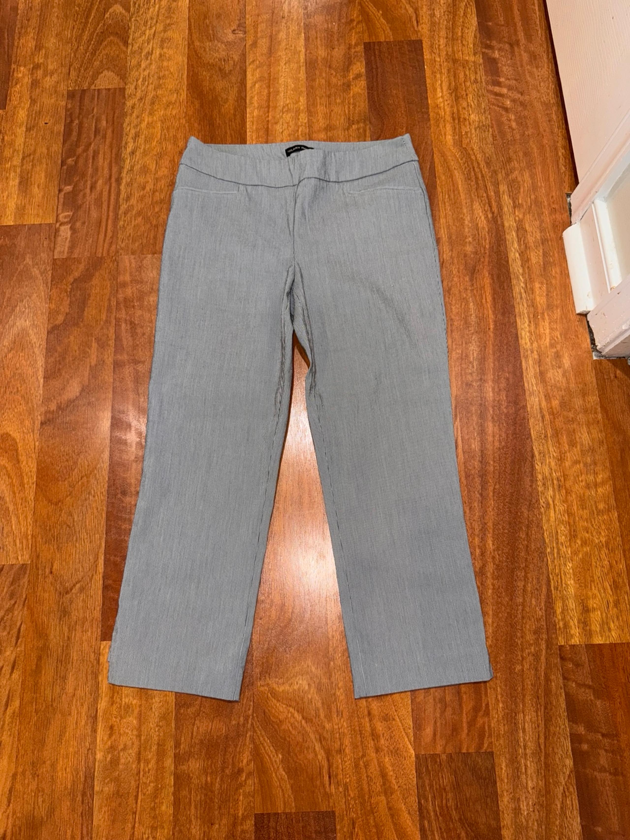 Y2K 90s business casual trouser Capri pinstripe pants small - Hilary Radley