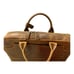 Jack & Chris Brown Leather Briefcase messenger bag Business Travel