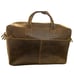Jack & Chris Brown Leather Briefcase messenger bag Business Travel