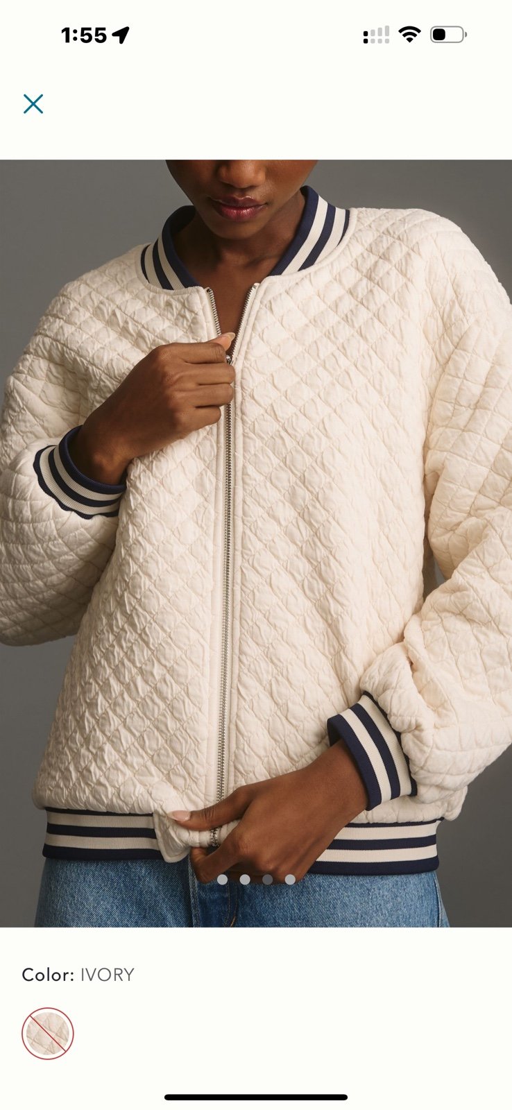 Porridge viv bomber jacket NEW Anthropologie