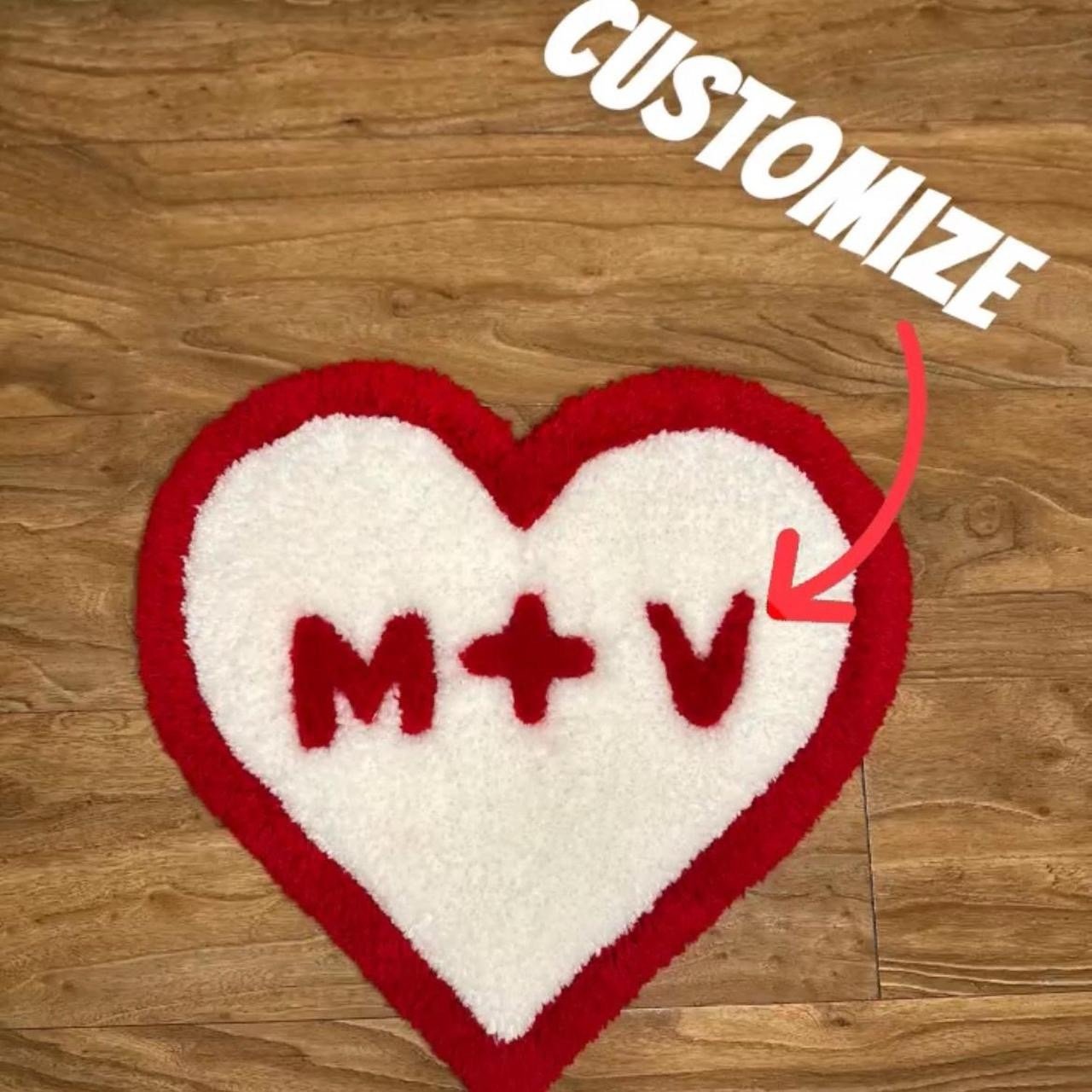 Custom Heart Rug