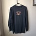 Vintage Harley Davidson Long Sleeve Mens Size Medium Made In USA Black