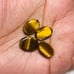 Tiger Eye Gemstone Cab-4Pc-TEL-36