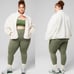 Fabletics Tahoe Teddy Jacket NWT in Bone 2X (18-20)