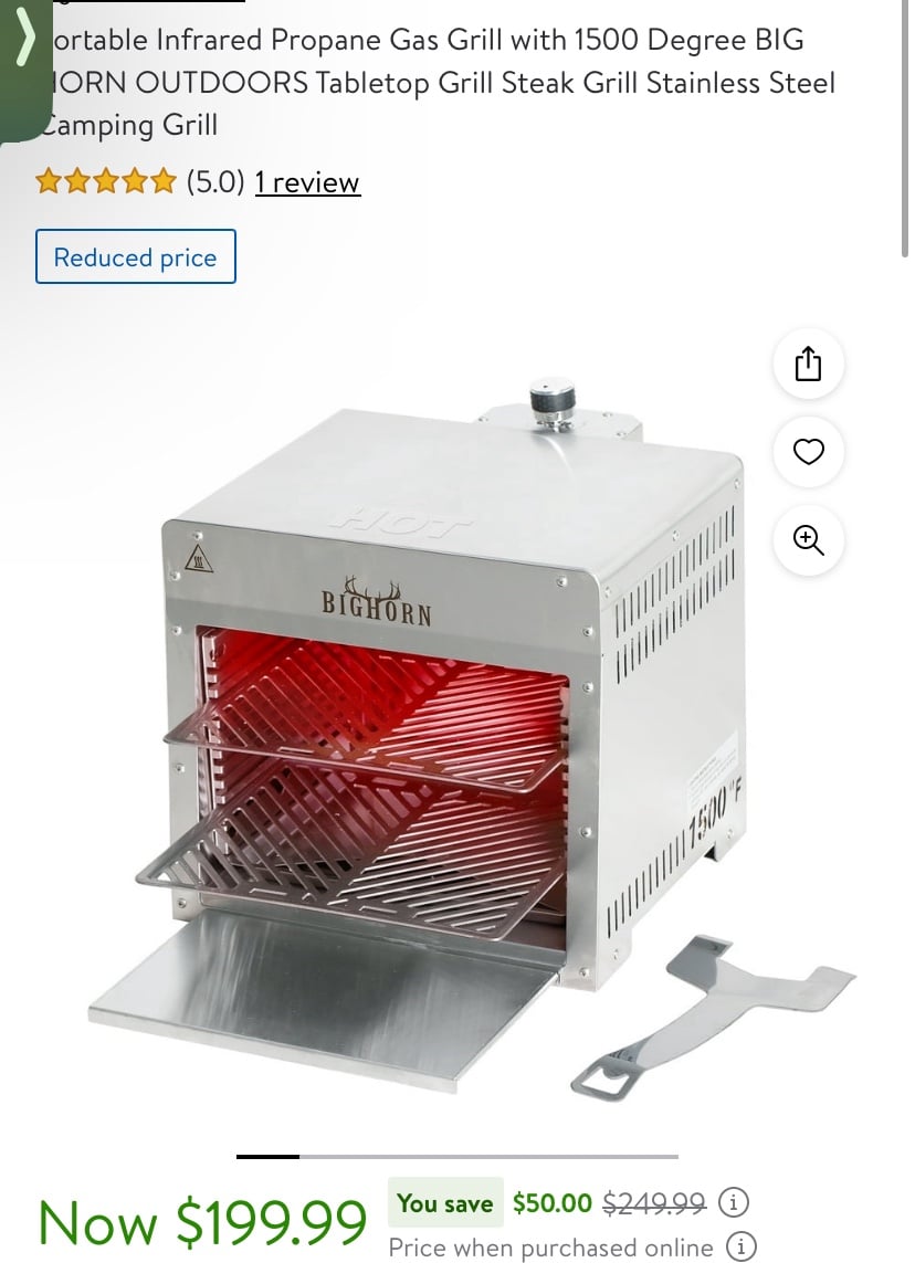 Bighorn Infrared Gas Grill