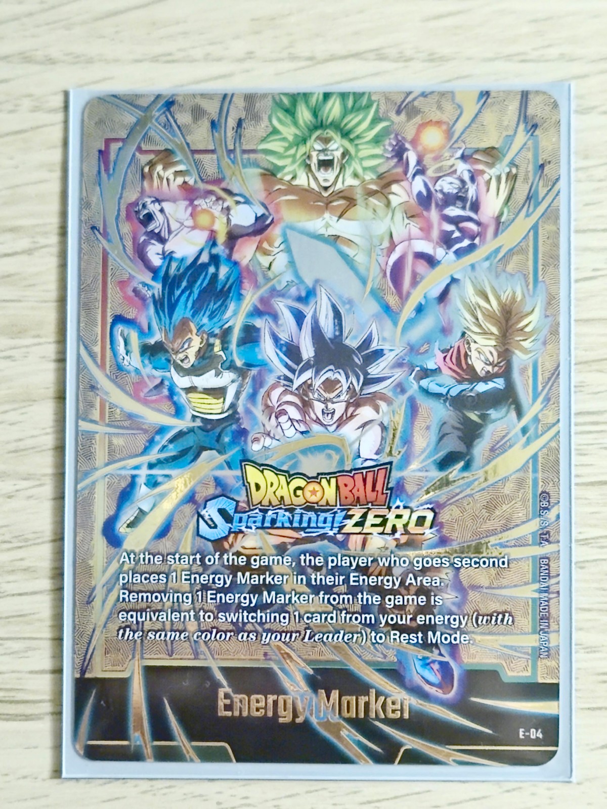 Sparking Zero Premium Edition Energy Marker Card