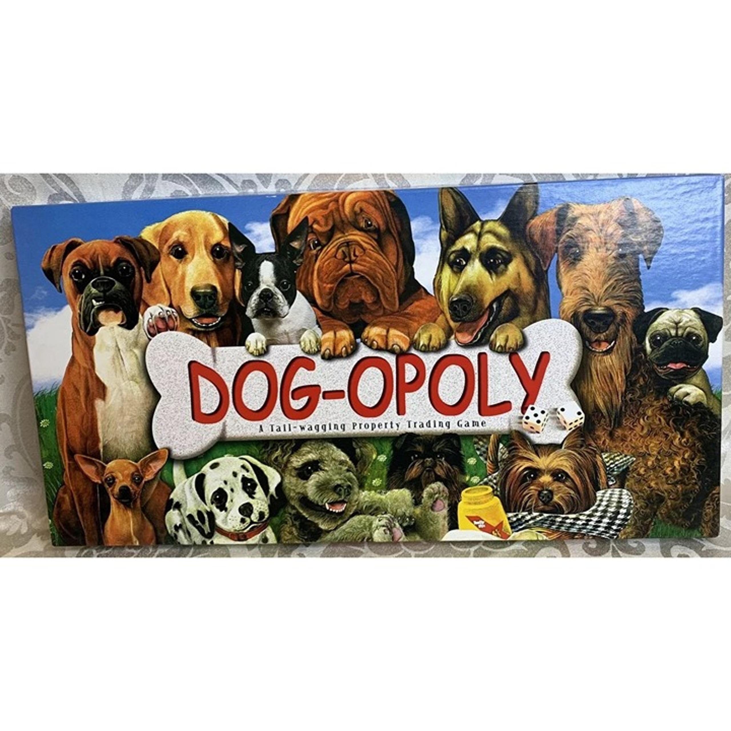 DOG-OPOLY Board Game 100% Complete Late for the Sky Monopoly Style